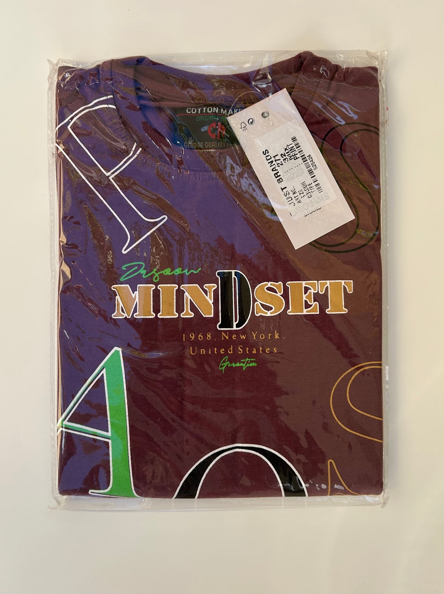 Cotton maker round neck T-shirt