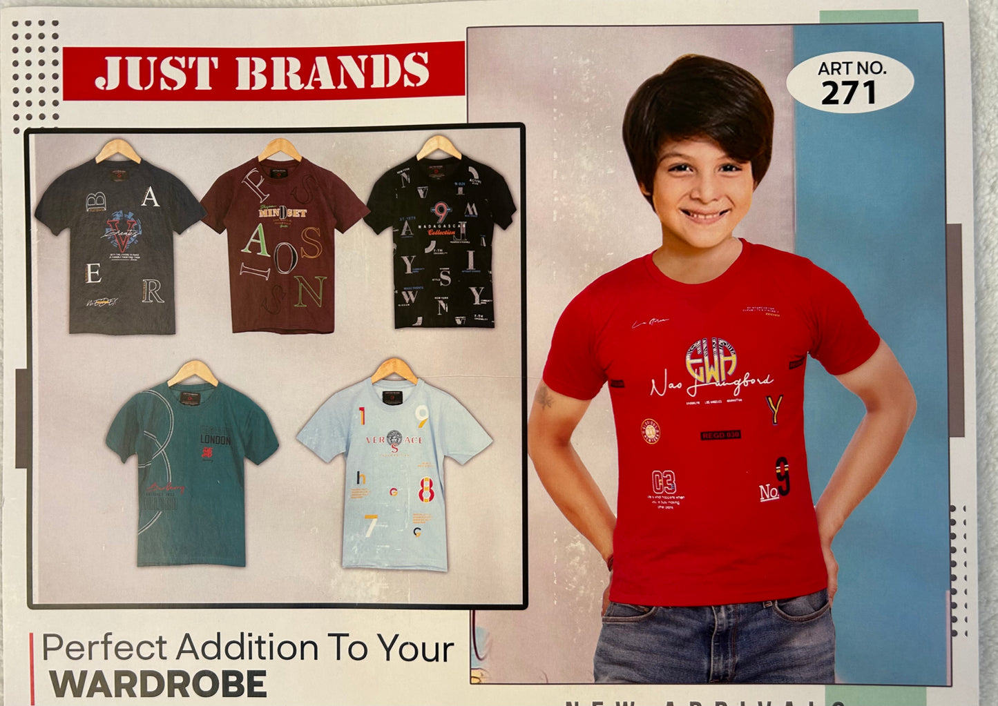 Cotton maker round neck T-shirt