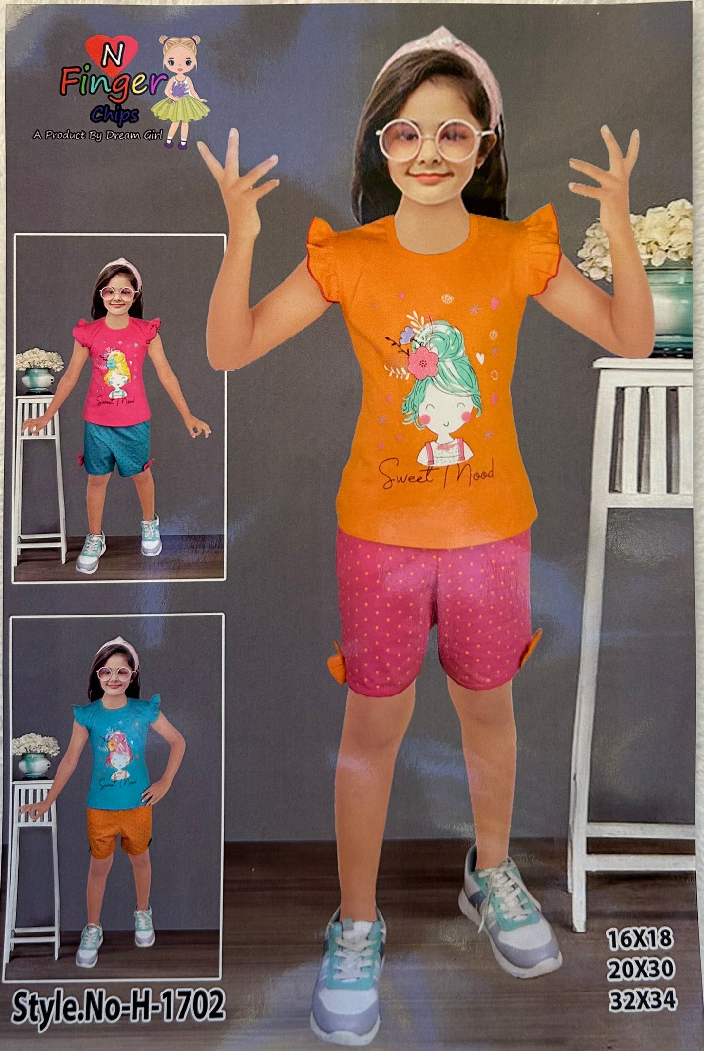 NFC dream girl top with capri