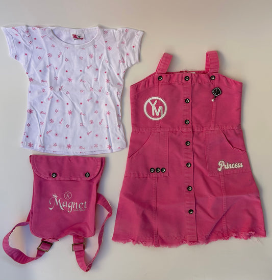 Y Magnet Princess Dress with bag