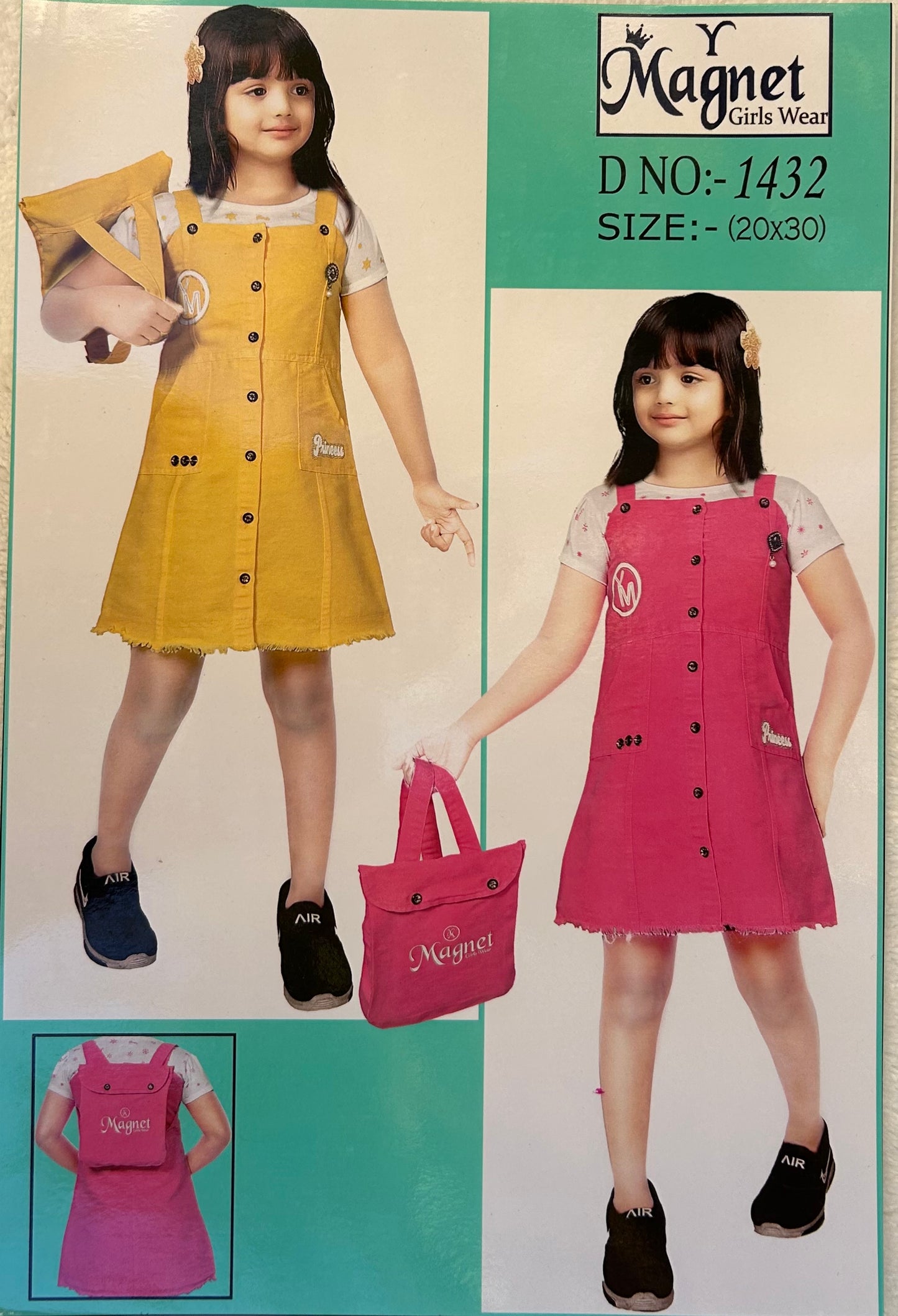 Y Magnet Princess Dress with bag