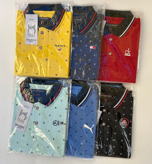 Cotton maker polo T-shirt