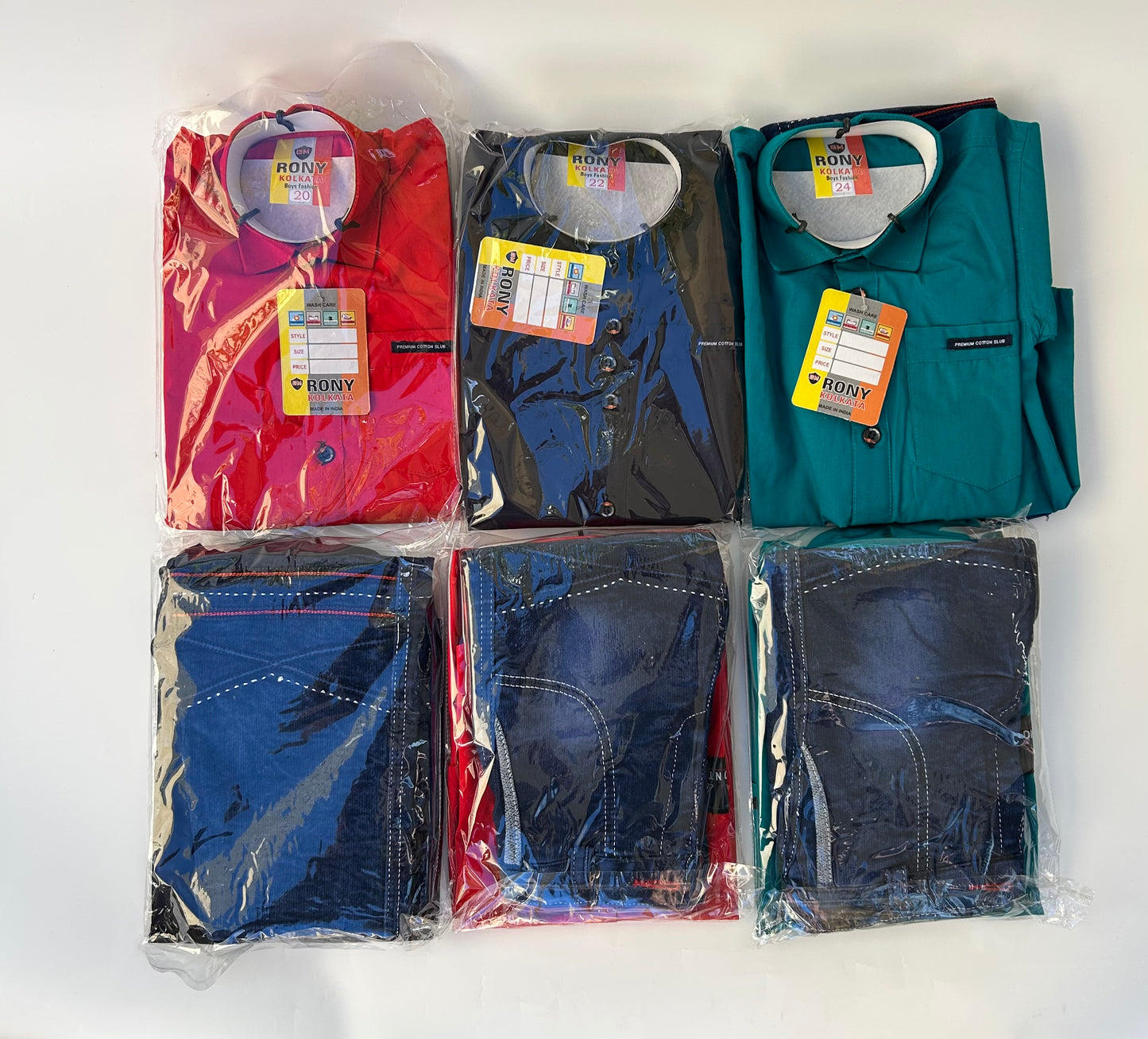 Rony full sleeve shirt with jeans pant
