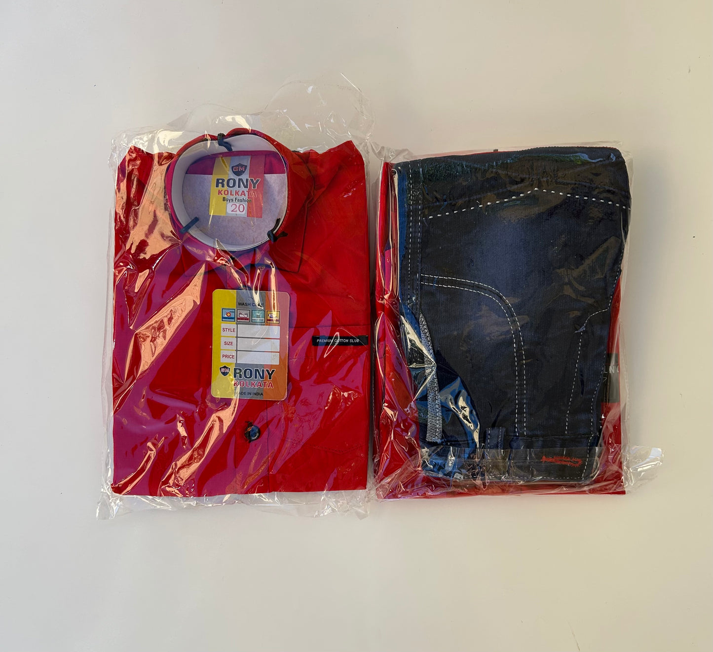 Rony full sleeve shirt with jeans pant
