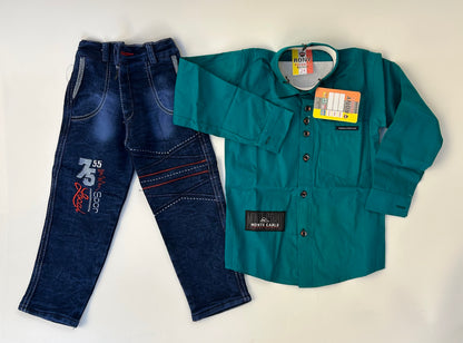 Rony full sleeve shirt with jeans pant
