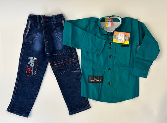 Rony full sleeve shirt with jeans pant