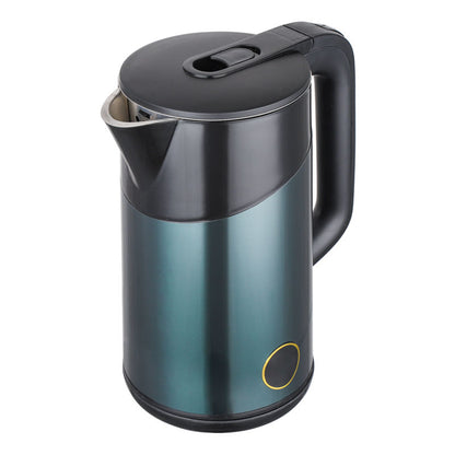 Stainless steel coloured modern kettle